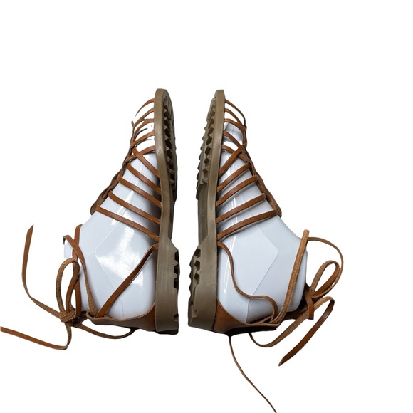 Westies Brown Leather Strap Sandals Size 8 - Picture 6 of 10